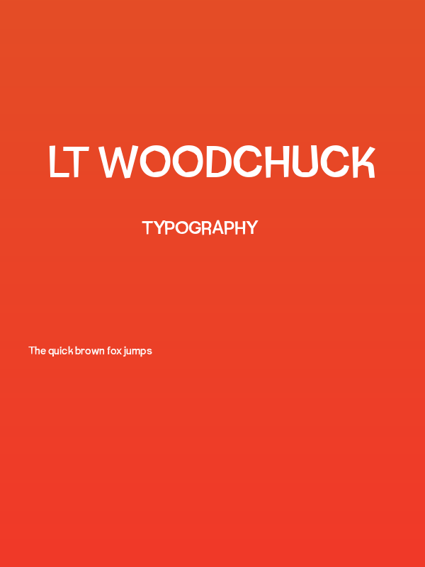 LT Woodchuck Poster