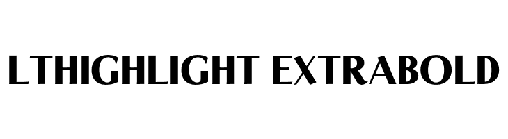LTHighlight-ExtraBold  नि: शुल्क फ़ॉन्ट्स डाउनलोड