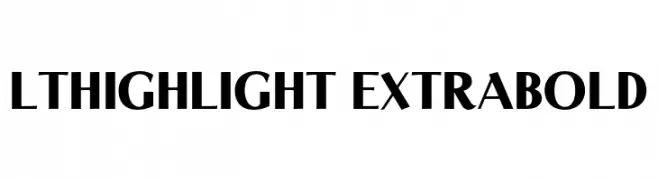LTHighlight-ExtraBold  les polices de caractères gratuit tlcharger