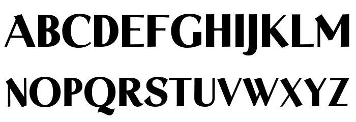 LTHighlight-ExtraBold Font LOWERCASE