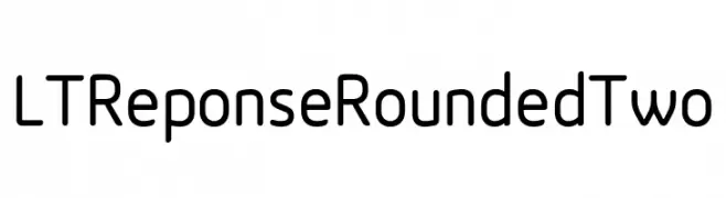 LTReponse Rounded Two  नि: शुल्क फ़ॉन्ट्स डाउनलोड