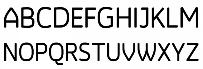 LTReponse Rounded 字体 大写
