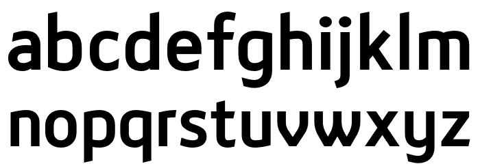 LTReponseBold Font LOWERCASE