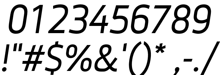 LTReponseItalic Font OTHER CHARS