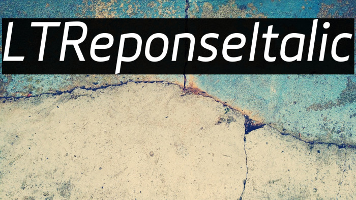 LTReponseItalic Example 3