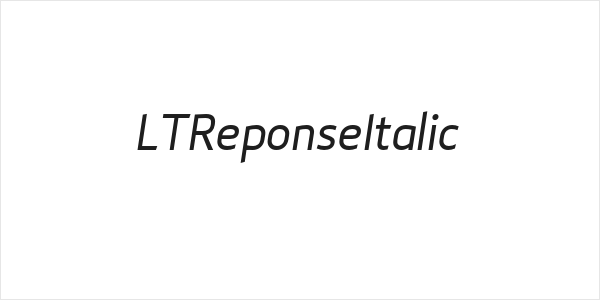 LTReponseItalic Logo