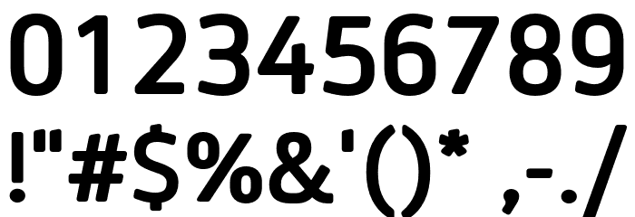 LTReponseRoundedBold Font OTHER CHARS