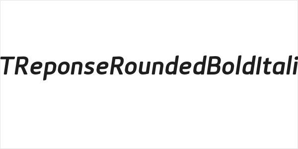 LTReponseRoundedBoldItalic Logo