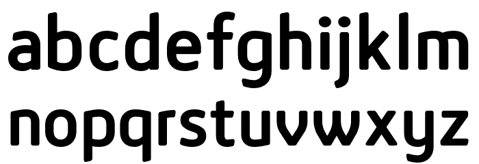 LTReponseRoundedBold Font LOWERCASE