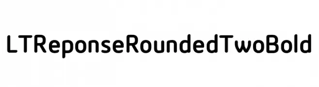 LTReponseRoundedTwoBold  免费字体下载