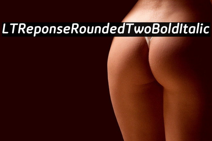 LTReponseRoundedTwoBoldItalic Example 2