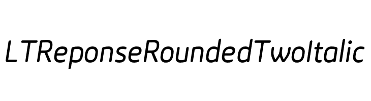 LTReponseRoundedTwoItalic  لخطوط تنزيل