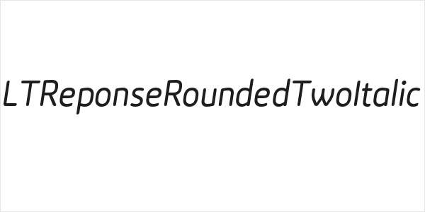 LTReponseRoundedTwoItalic Logo