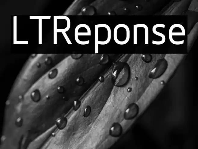 LTReponse Font examples