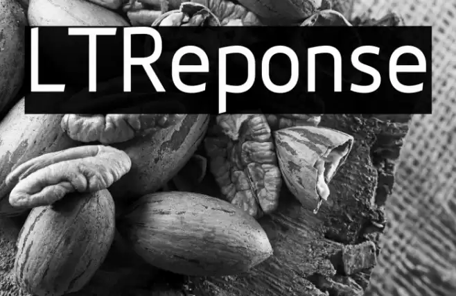 LTReponse Font examples