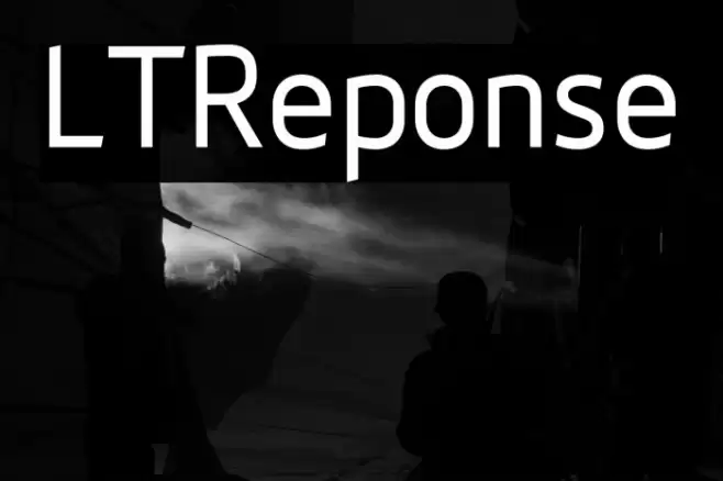 LTReponse Font examples