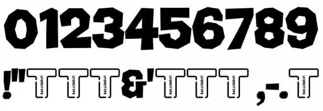 LTSculpture-Black Font OTHER CHARS