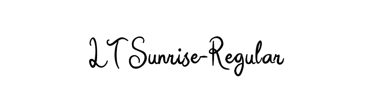 LTSunrise-Regular  Descarca Fonturi Gratis