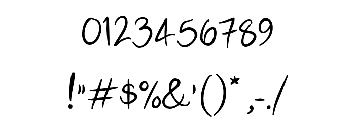 LTSunrise-Regular Font OTHER CHARS
