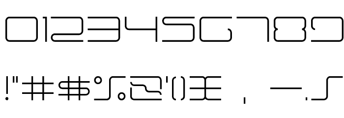 ltr-04:wireflame Font OTHER CHARS