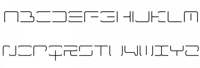 ltr-04:wireflame 字体 大写