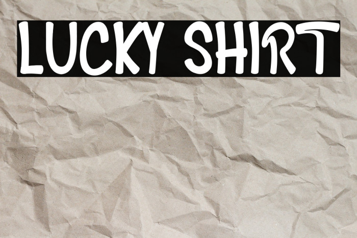 LUCKY SHIRT Example 2