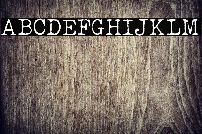 LUCKY TYPEWRITER Example 2