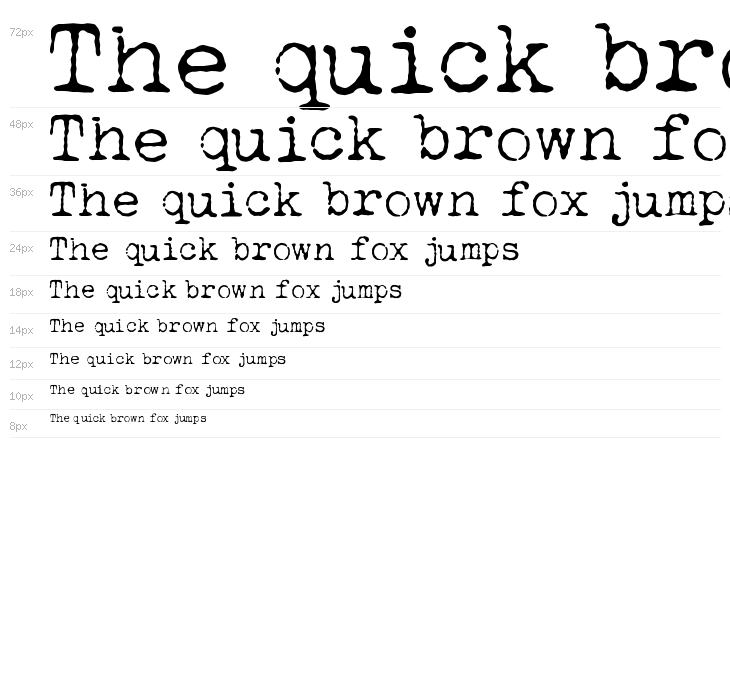 LUCKY TYPEWRITER Waterfall