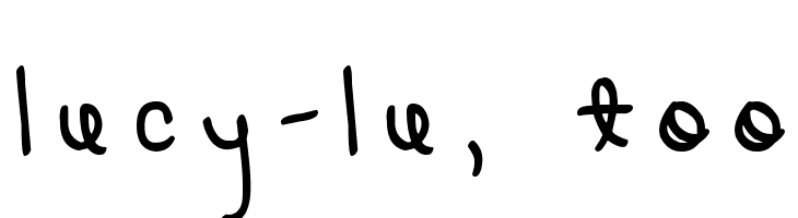 LUCY-LU, TOO  لخطوط تنزيل