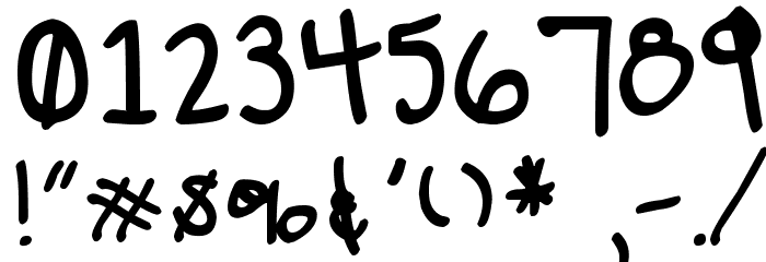 LUCY-LU Font OTHER CHARS