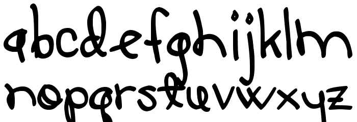 LUCY-LU Font LOWERCASE