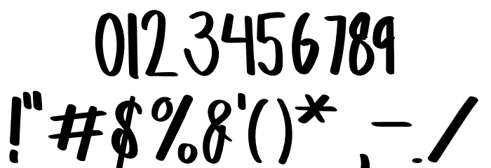 LUCYFARMRegular Font OTHER CHARS
