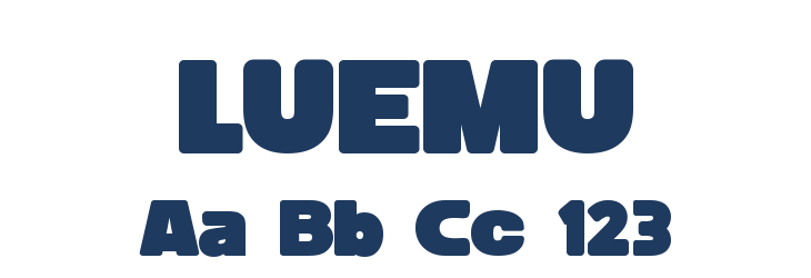 LUEMU Font Preview