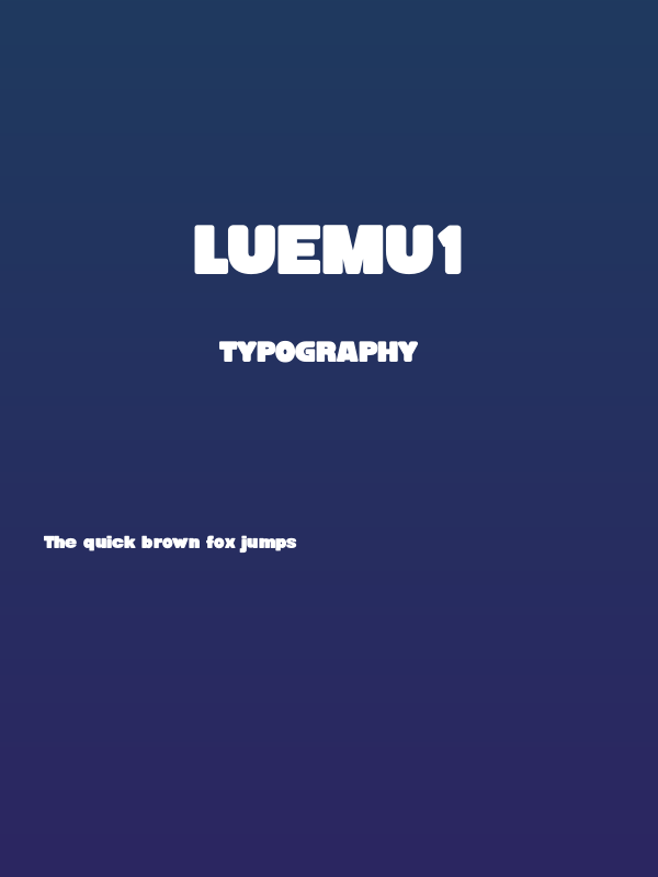 LUEMU1 Poster