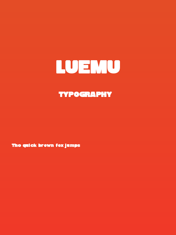 LUEMU Poster