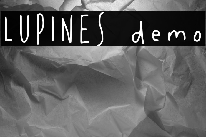 LUPINES demo Example 2