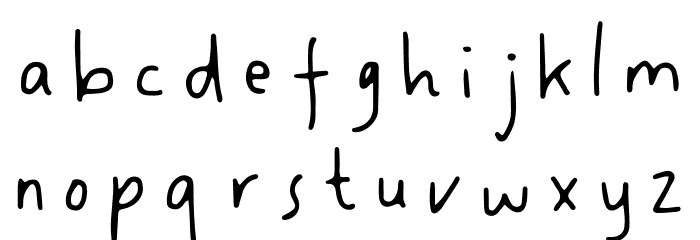LUPINES demo Font Litere mici