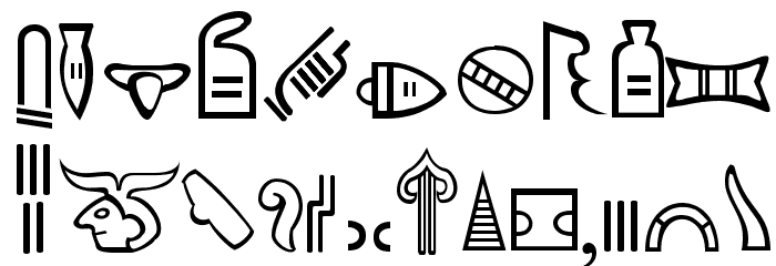 LUWHITTA Font OTHER CHARS