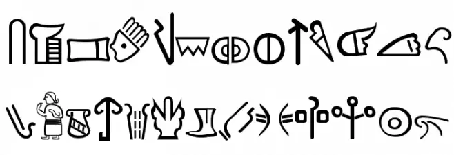 LUWHITTA フォント 大文字