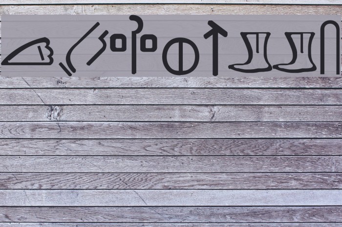 LUWHITTA Font examples