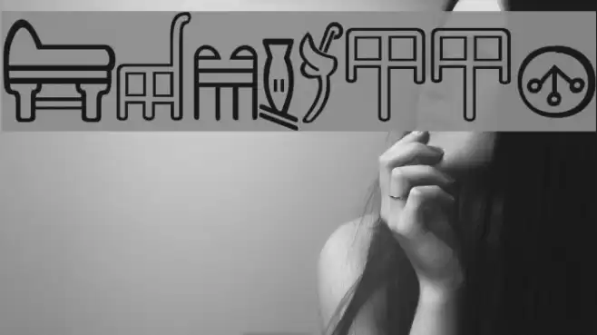 LUWHITTB Font examples