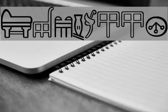 LUWHITTB Font examples