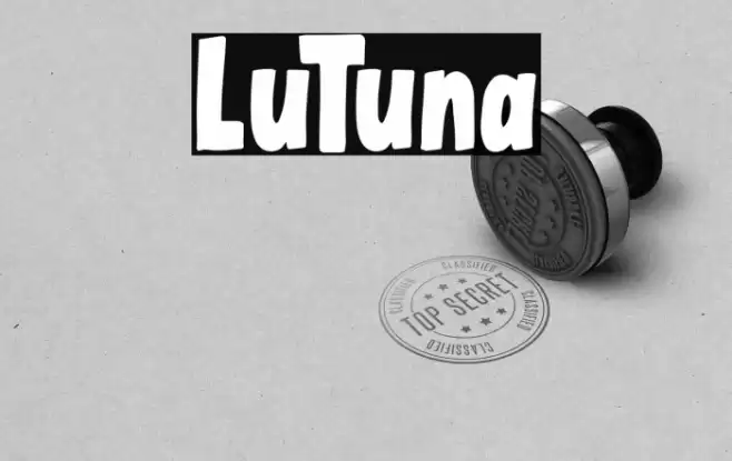 LuTuna Font examples