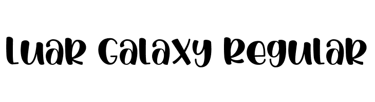 Luar Galaxy Regular  Скачать бесплатные шрифты
