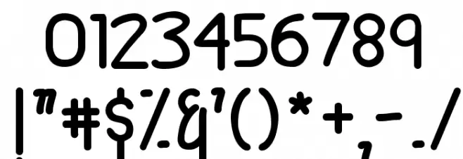 Lub Grotto Font OTHER CHARS