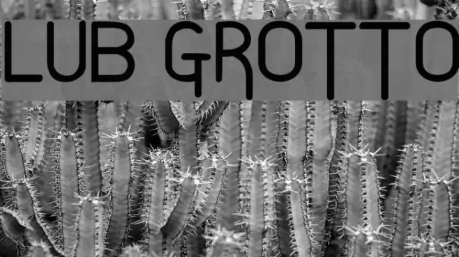 Lub Grotto Font examples