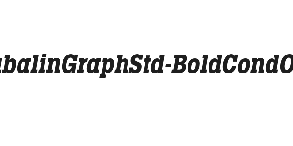 LubalinGraphStd-BoldCondObl Logo