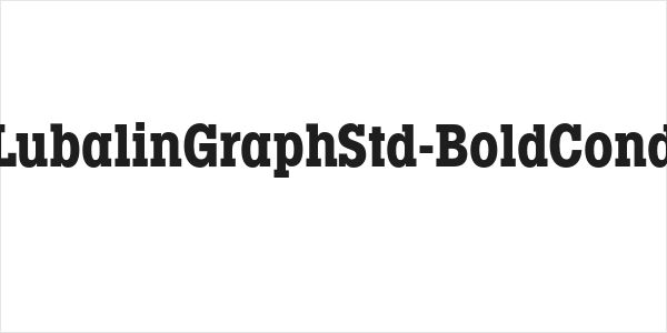 LubalinGraphStd-BoldCond Logo