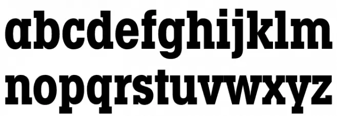 LubalinGraphStd-BoldCond Font LOWERCASE