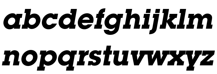 LubalinGraphStd-BoldOblique Font LOWERCASE